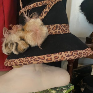 70s Funky Boho/Disco/Glamour winter Hat
