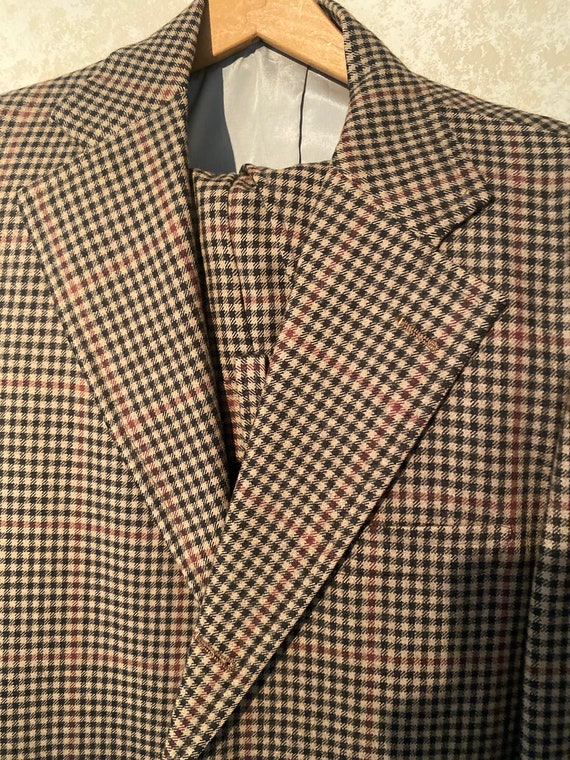 MCM man’s plaid wool suit - image 2