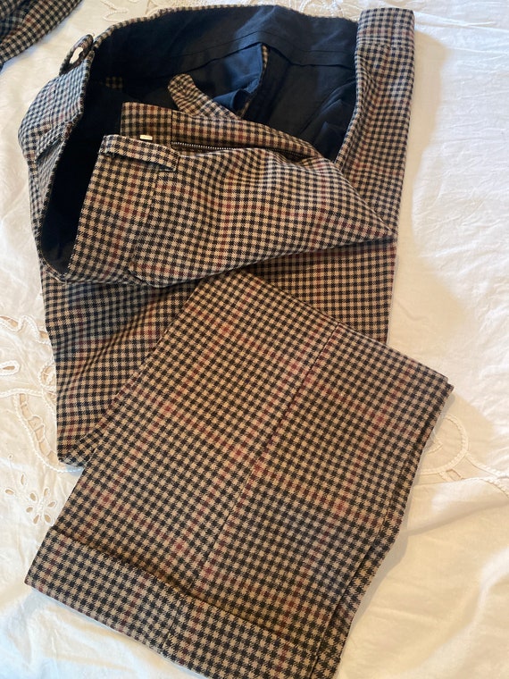 MCM man’s plaid wool suit - image 5