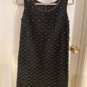 Vintage 50/60s black Lace sheath Dress