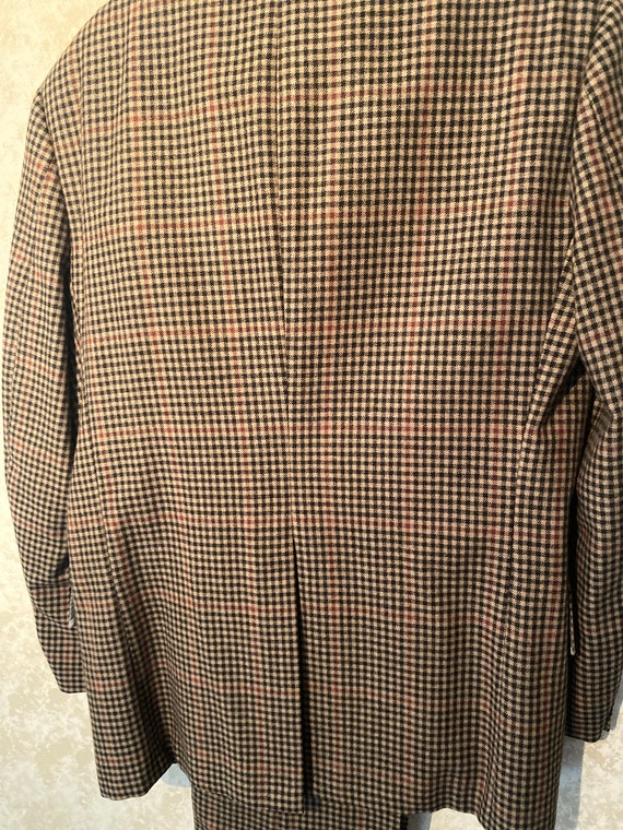 MCM man’s plaid wool suit - image 3