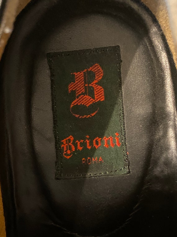 Mens Aligator shoes/ Hand Made Italian shoes/ Bla… - image 3