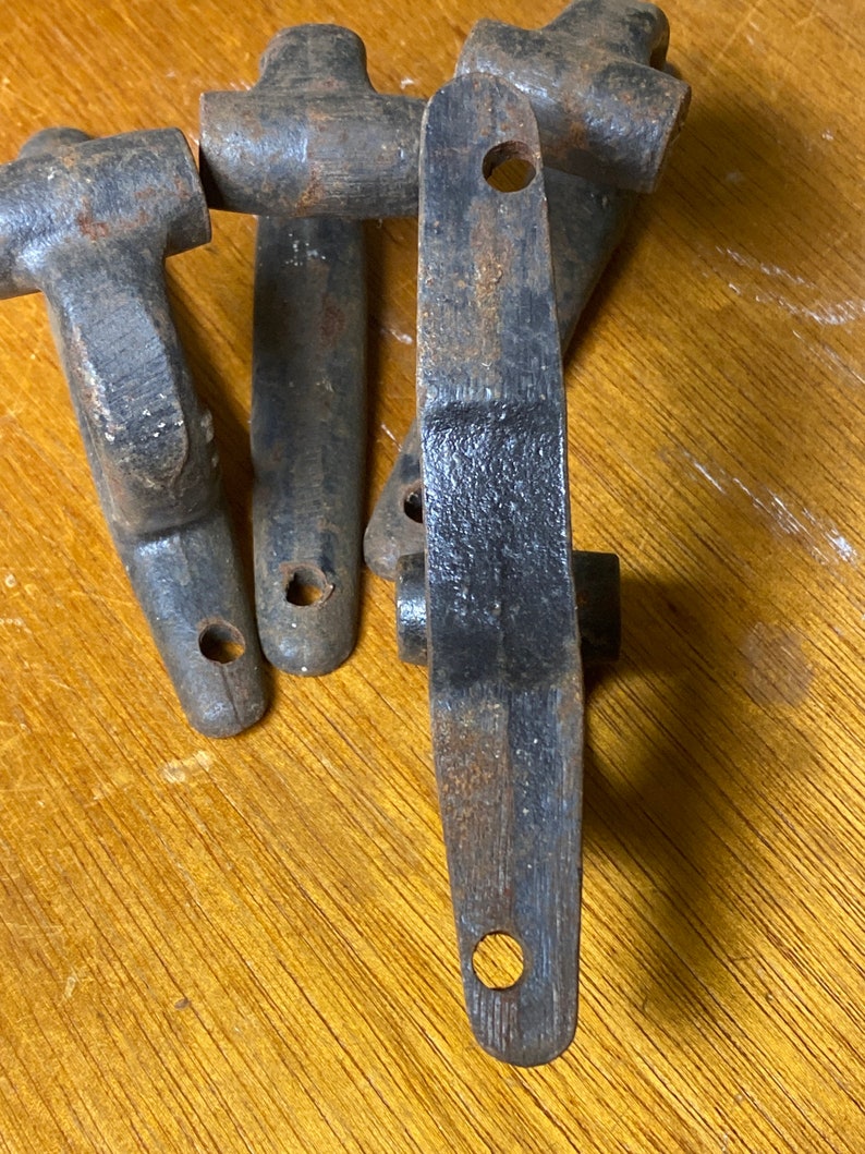 Antique Cast Iron Shutter Anchor/holders / Old House Restoration
