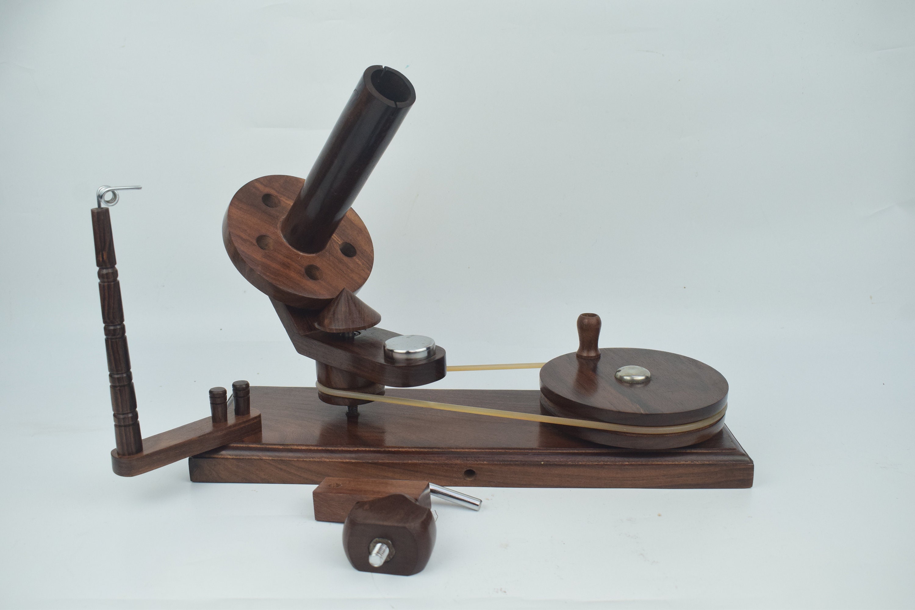 Wooden Ball Winder, Umbrella Swift Rosewood Table Top Yarn Winder, Hand  Operated Wool String Winder, Knitting Tool for Swift Winding Lines 