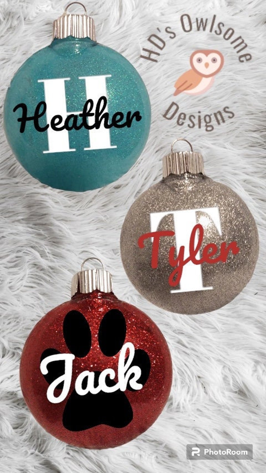 Personalized Christmas Ornaments Etsy