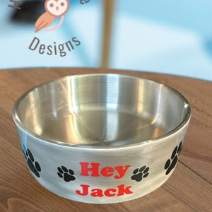 Personalized Dog/Cat Bowl