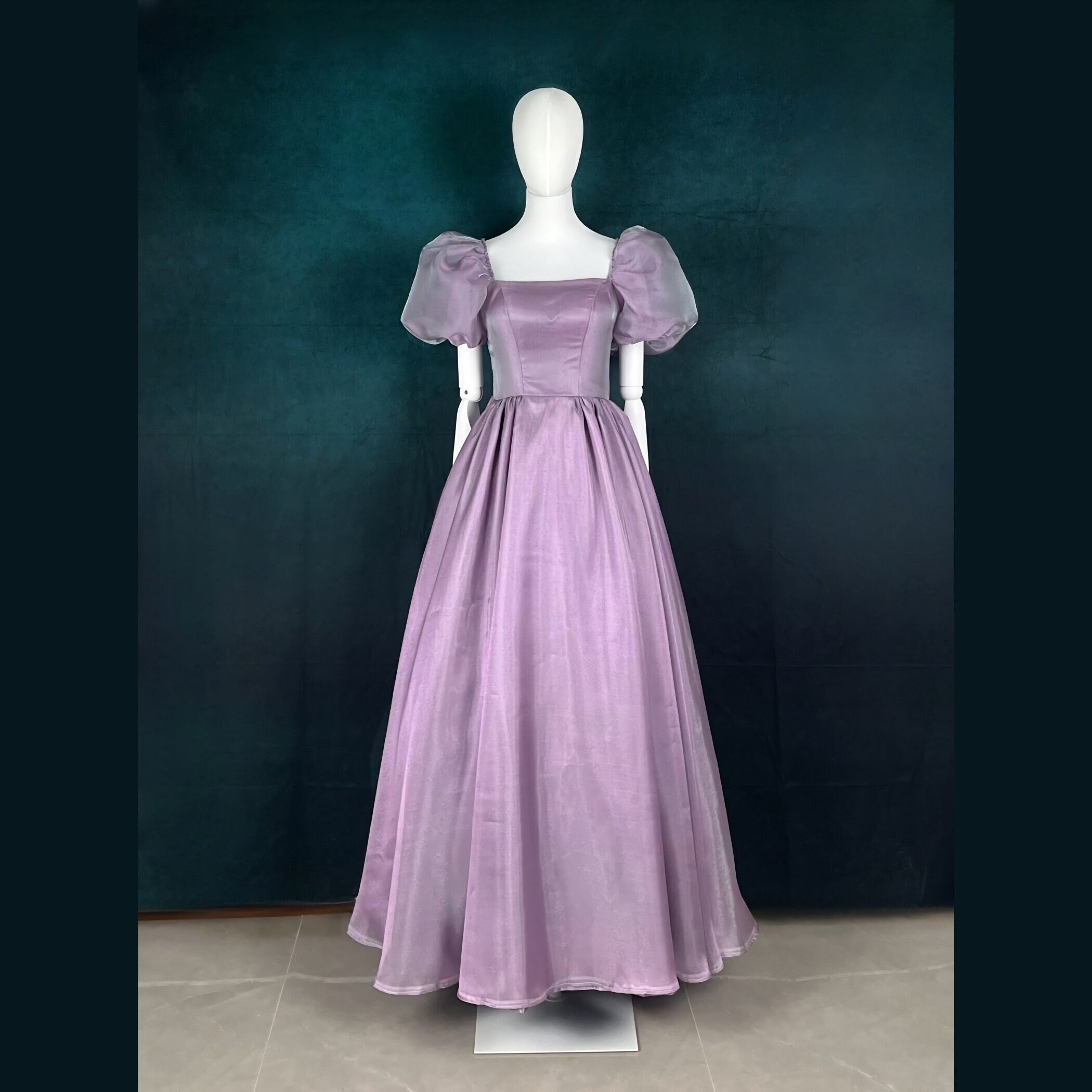 Purple Fall Dress, Women Dress, Purple Clothing, Circle Dress, Knee Length  Dress, Formal Dress, Short Sleeve Dress, Oversize Dress, 1950's 