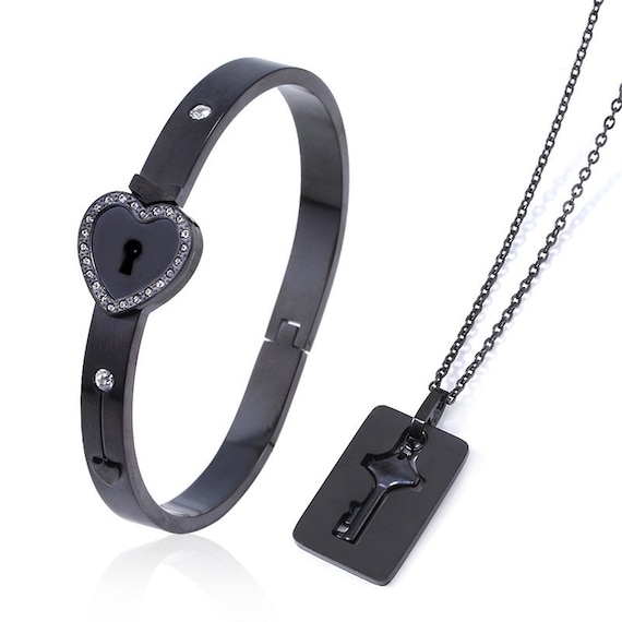 Couple Love Heart Lock Bracelet – Mavigadget