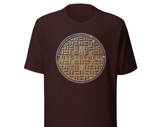 NYC Sewer - gender neutral t-shirt