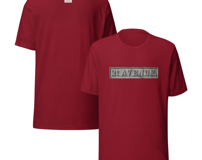 2nd Avenue, Saint Mark's Church Fence, Unisex t-shirt