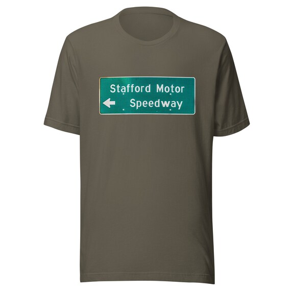 Stafford Speedway Street Sign photography tee