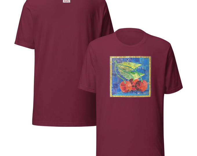 Delancey/Essex Cherry Mosaic, Unisex Tee