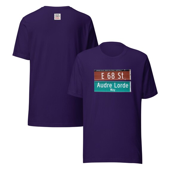 Audre Lorde Way NYC photography tee