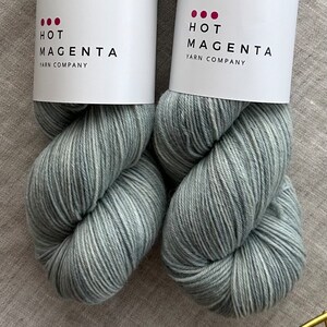 Limited Edition HMYC Sock | Hand Dyed Egg Shell - Superwash Merino Wool & Recycled Nylon Yarn | 109yd / 25g Mini Skeins | Northern Droplet