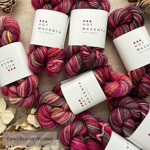 Hand Dyed Merino Mini Skeins DK Wool Yarn, Archived Colorways