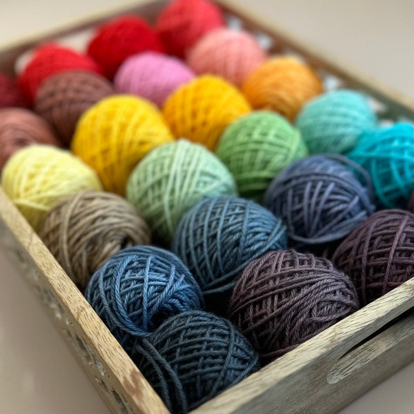 HMYC Sport | Hand Dyed Mini Skeins | Wool of the Andes - 100% Peruvian Highland Wool Yarn | Choose Your Own