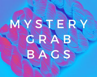 HMYC | Mystery Pack Grab Bags | Hand Dyed Yarn | Mini Skein Sets | Ready to Ship