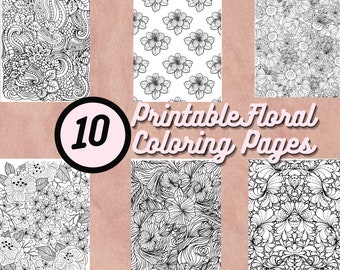 10 Printable Coloring Pages