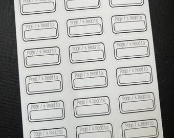 Voortgangsplannerstickers, dagboek, Bujo, Bullet Journal lezen