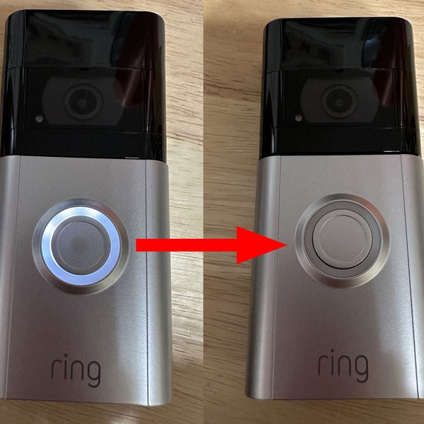 Cover Blue Light on Ring Doorbell