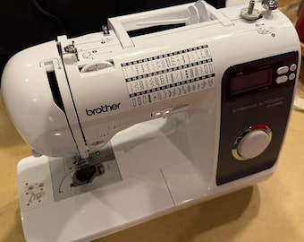 Brother ST150HDH Sewing Machine Stitch Guide Decal | Matte White Vinyl Sticker
