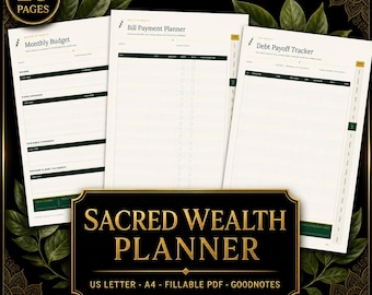 Budgetplanner (printbaar PDF) | Invulbare financiële en spaartracker