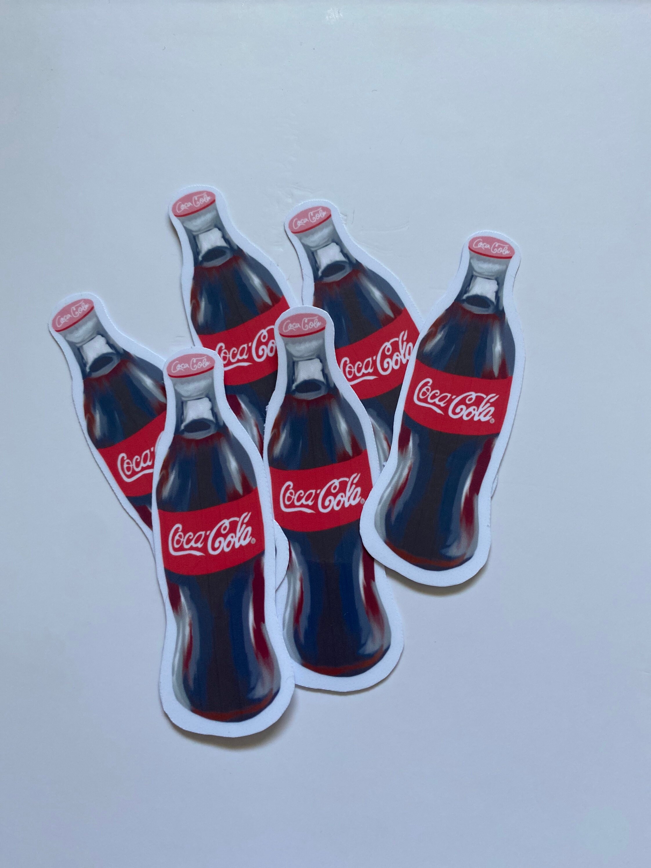 6 teiliges Coca Cola Kühlschrank Aufkleber Set 10 Cent