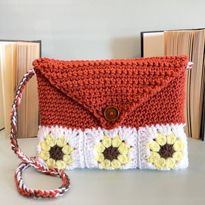 Crochet Book Bag | Crochet Bag | Book Bag | Crochet Book Sleeve | Book Sleeve