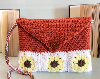 Sac de livre au crochet | Sac au crochet | Sac de livre | Pochette de livre au crochet | Pochette de livre