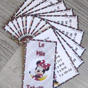 Tabelline plastificate