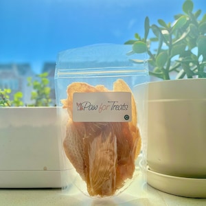 Chicken Dog Treats | Jerky Treats for Dogs  - Dehydrated 100% Chicken Breast