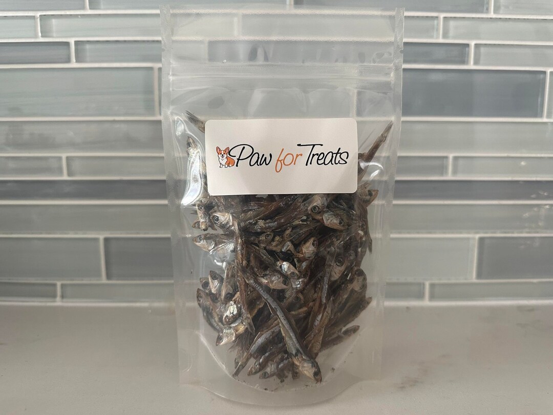 Dehydrated Anchovies Treats for Pets Food Topper for Meals All Natural
