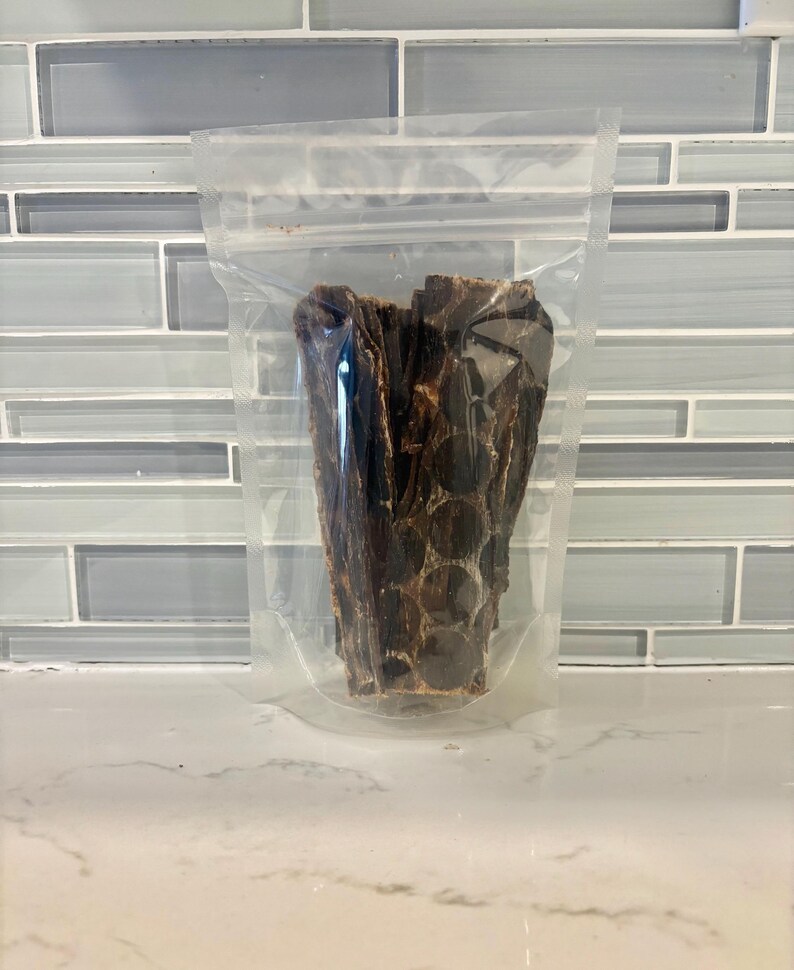 Carne seca de esôfago bovino desidratada para cães – Petisco natural com um único ingrediente – Rica em proteínas imagem 2