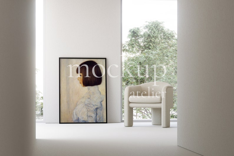 Big Single Black Frame Mockup, Minimalist Interior Mockup Scene, Bright Room Mockup, 5x7 Frame Mockup, Neutral Light Mockup, Dgital Download