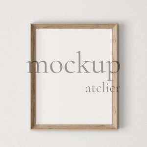 Single Vertical 16x20 Vintage Frame Mockup, Old Frame Mockup, Minimalist Wall Mockup, Antique Wood Frame Mockup, Instant Download