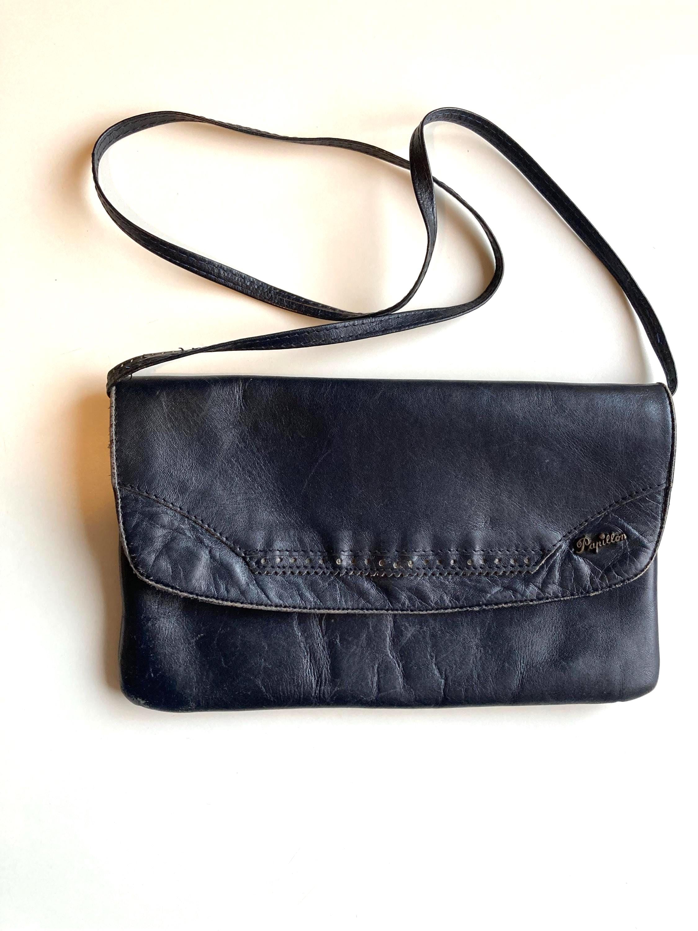 Sac à main fourre-tout pour femme - Motif papillon rose - Avec