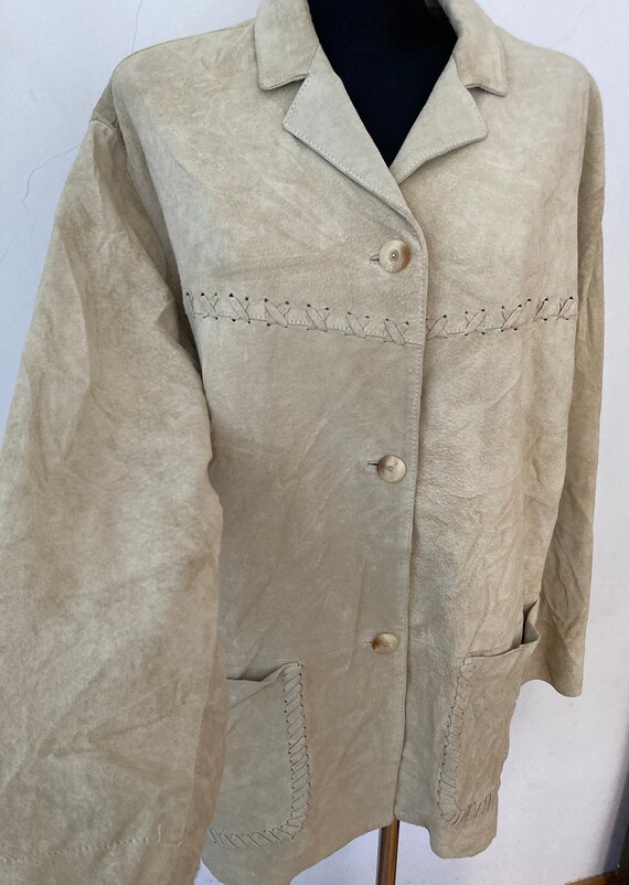 Vintage Quality Suede Leather Jacket by Martin Ed… - image 3
