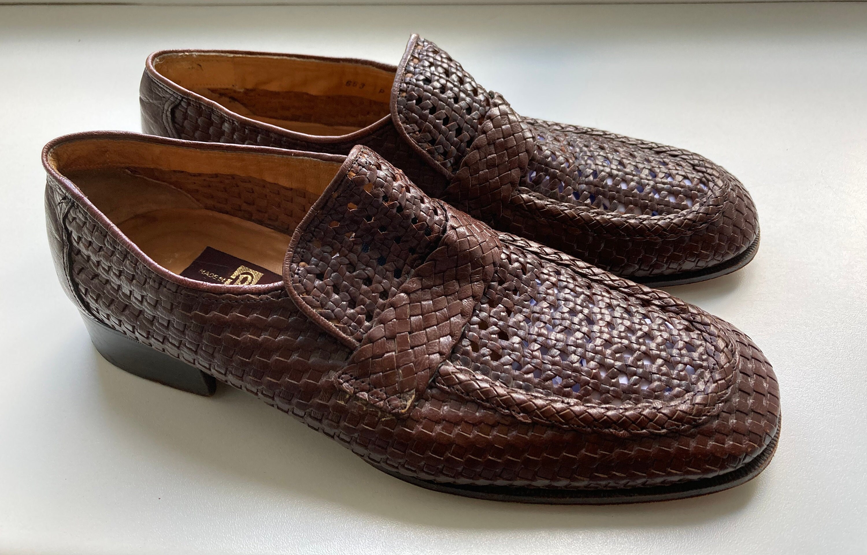 Vintage Men Loafer Shoes by Prendin | Made in Italy | Brown 