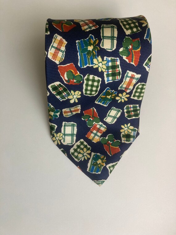 Vintage 70s Paco Rabanne 100% Silk Tie | Multicol… - image 9