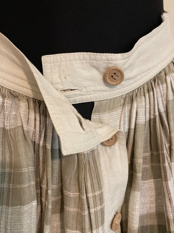 Vintage ESCADA 80s Linen Skirt | Very Full Gorgeo… - image 7