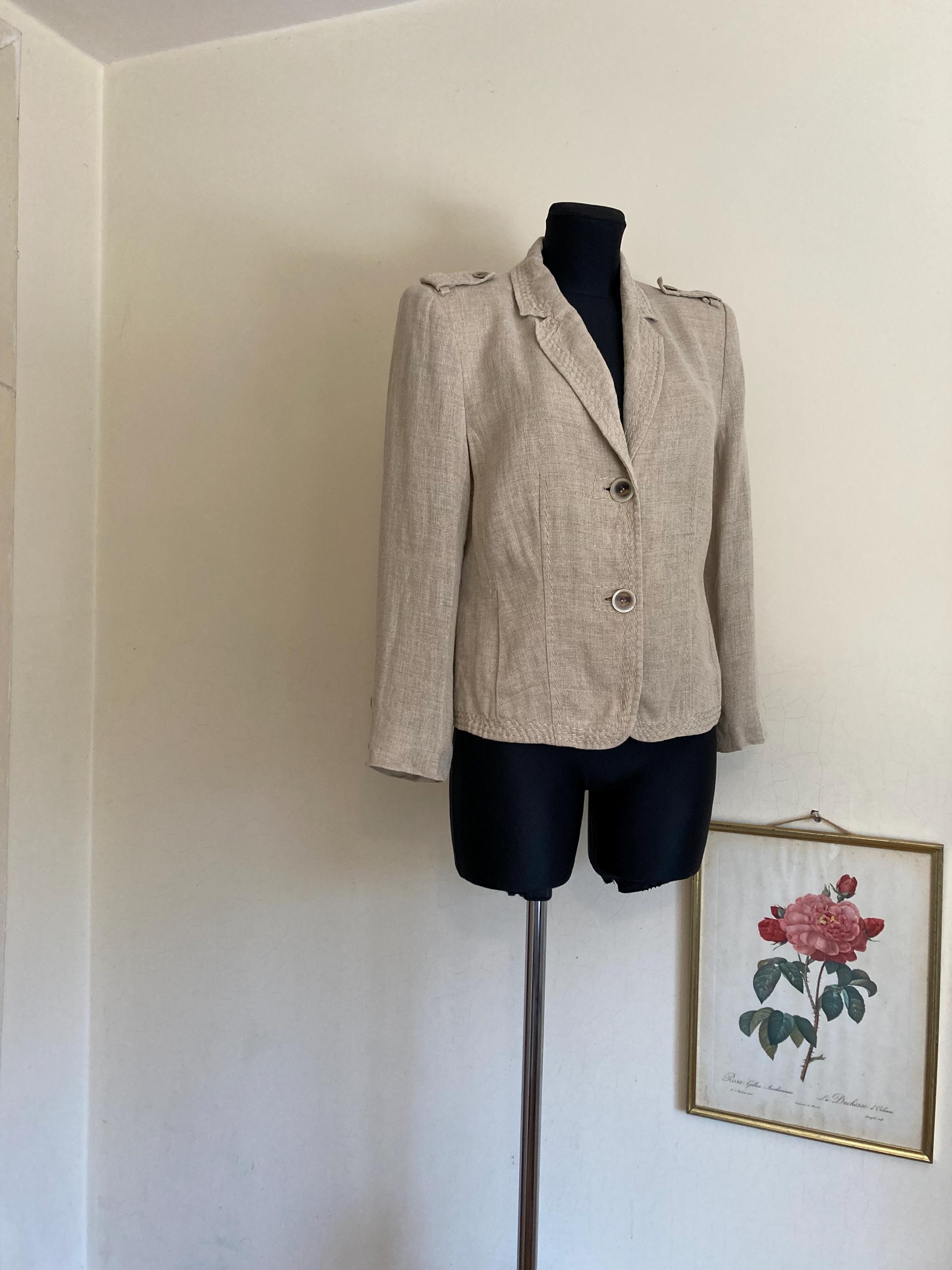 s*d様 60’s British vintage linen jacket 60's British vintage linen jacket - メルカリ