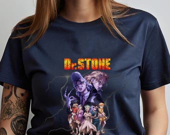 Dr. Stone Senku  Xeno T-Shirt: Anime Fan Softstyle Graphic Tee