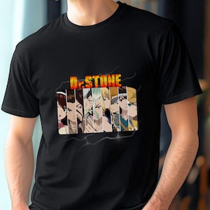 Dr. Stone Senku T-shirt: Anime Fan Softstyle Graphic T-shirt