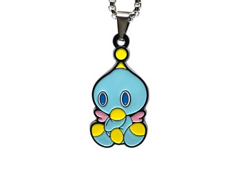 Sonic Adventure Fan-Made Chao Enamel Pendant Chain Necklace – 60cm