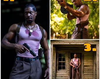 Impressão de cosplay de Smoke (Sinners) 8" x 10"