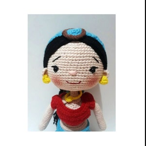 amigurumi jasmine,crochet girl,doll jasmine, tale hero jasmine, knit doll jasmine, new Year gift,Christmas gift,birthday gift,personalized