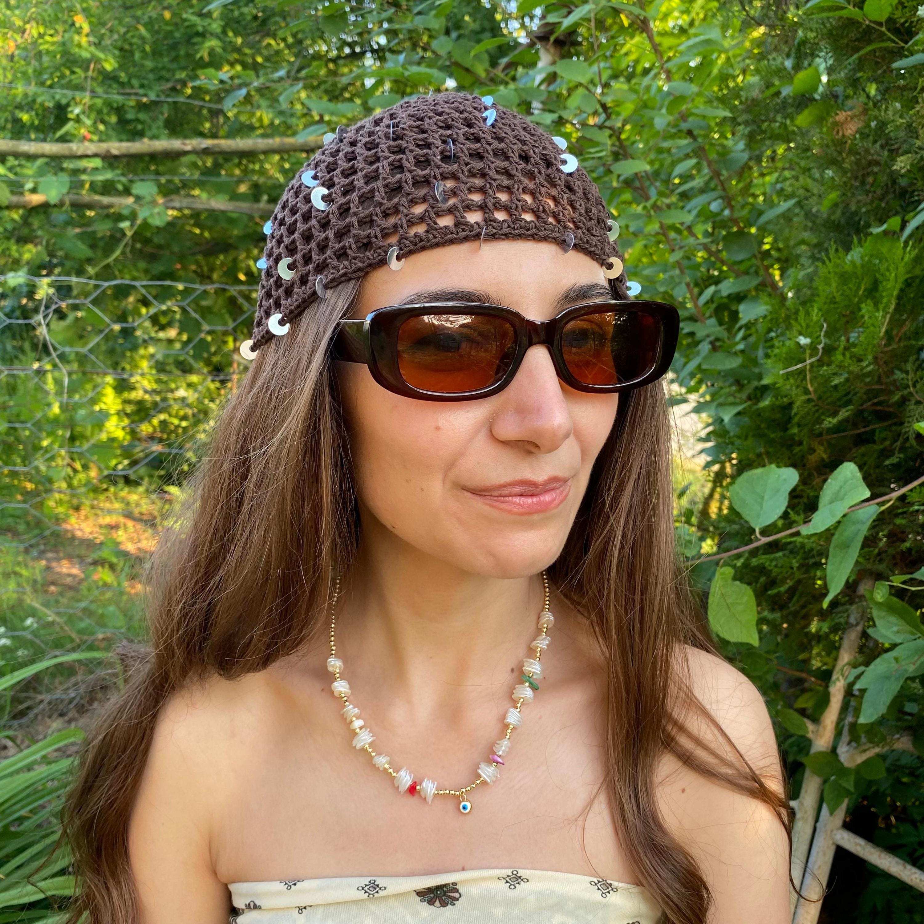 Perverze Scalloped Crochet Headdress 帽子 【公式通販】