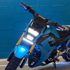 2nd Gen Honda GROM Low-Profile LED light Bar Kit