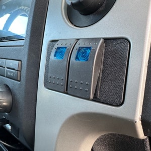 09-14 Ford F150 Rocker Switch Mount Panel Passenger Right Side (Switches not included)