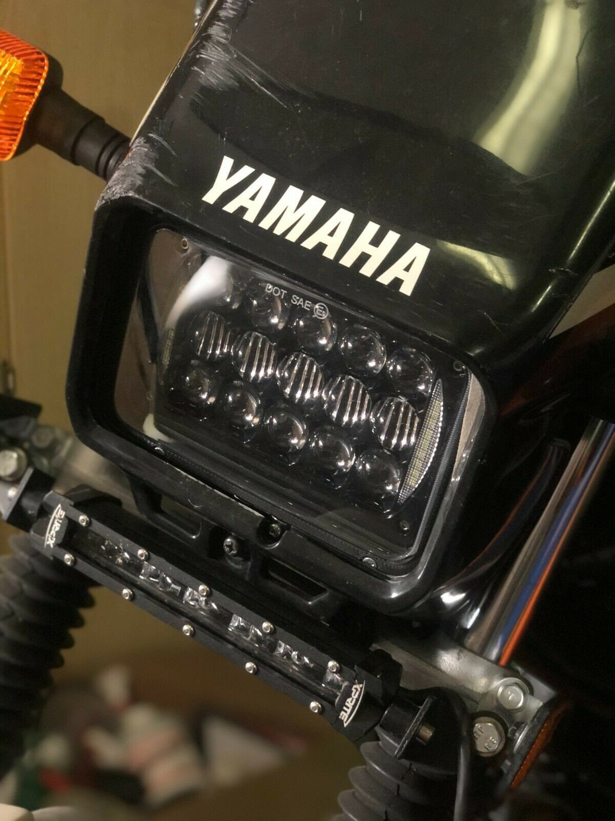 4x6 Headlight Adaptor Bracket Kit for Yamaha TW200 (HEADLIGHT NOT